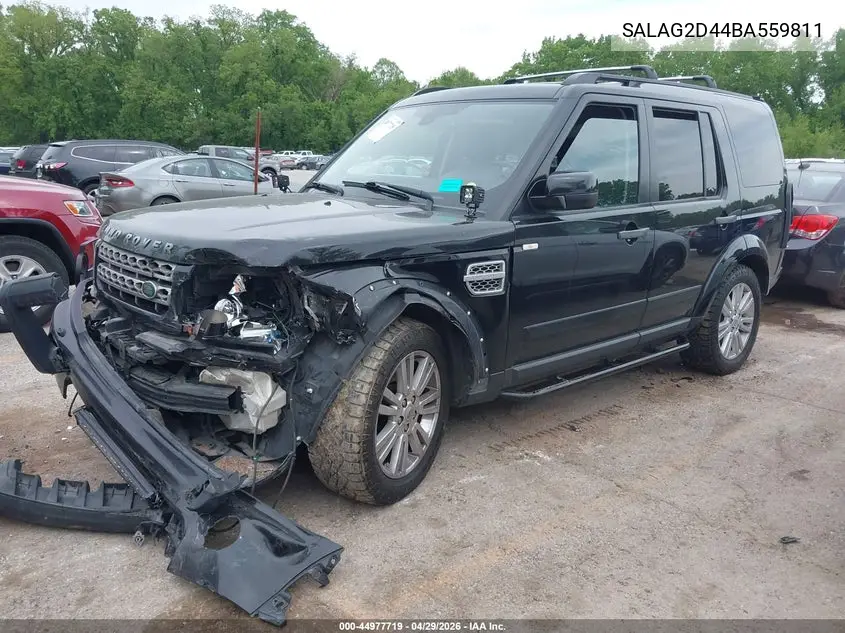 2011 Land Rover Lr4 VIN: SALAG2D44BA559811 Lot: 44977719