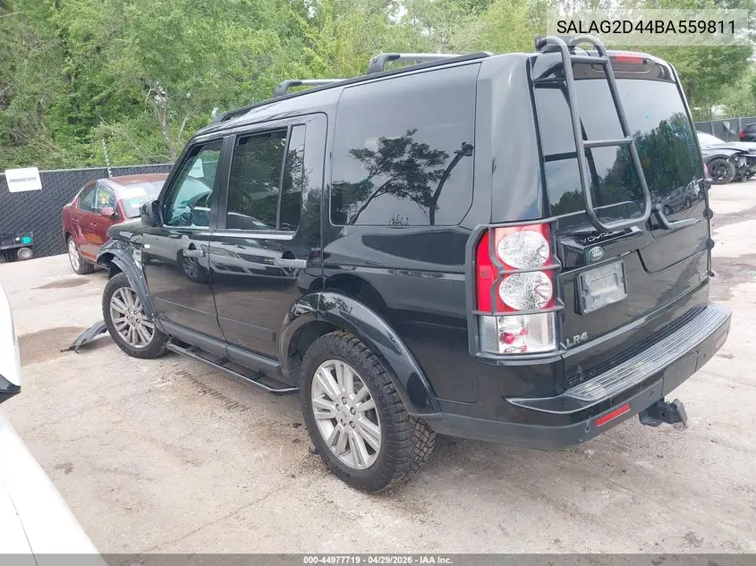 2011 Land Rover Lr4 VIN: SALAG2D44BA559811 Lot: 44977719