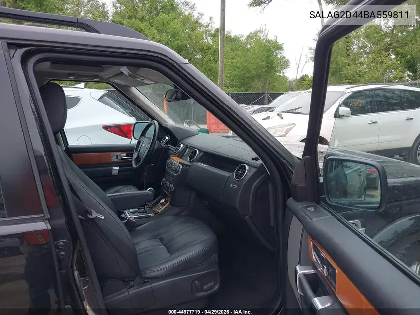 2011 Land Rover Lr4 VIN: SALAG2D44BA559811 Lot: 44977719