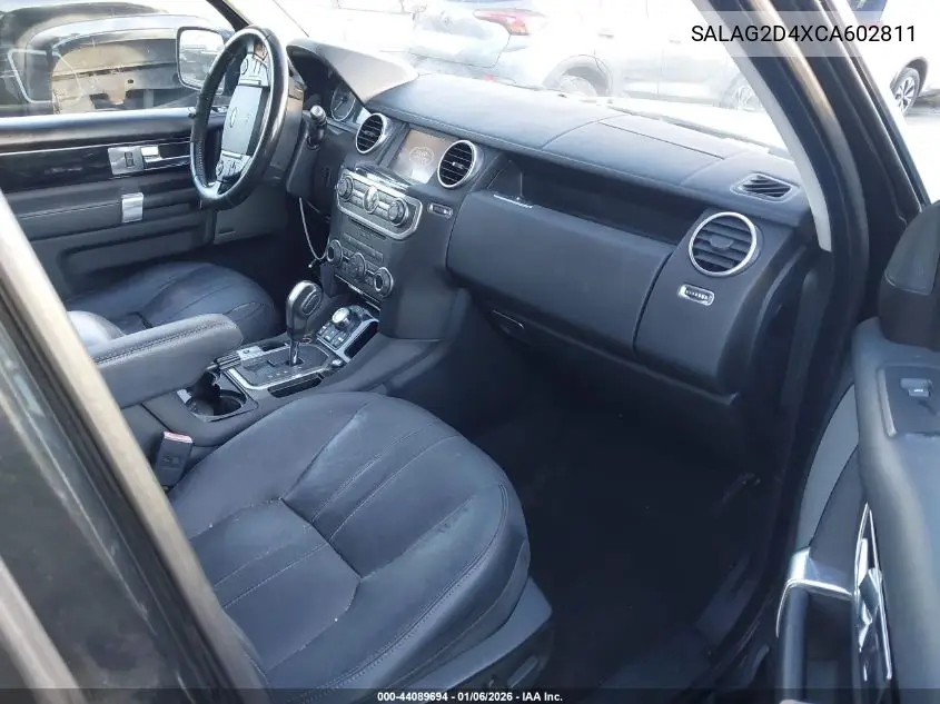 2012 Land Rover Lr4 VIN: SALAG2D4XCA602811 Lot: 44089694
