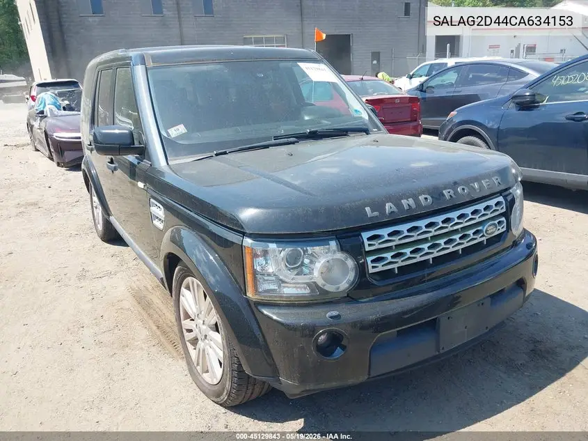 2012 Land Rover Lr4 VIN: SALAG2D44CA634153 Lot: 45129843