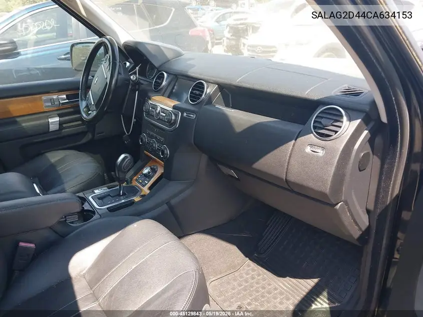 2012 Land Rover Lr4 VIN: SALAG2D44CA634153 Lot: 45129843