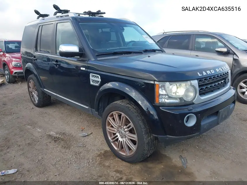 2012 Land Rover Lr4 VIN: SALAK2D4XCA635516 Lot: 45359374