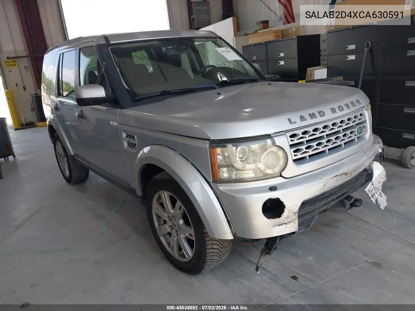 2012 Land Rover Lr4 VIN: SALAB2D4XCA630591 Lot: 45538892