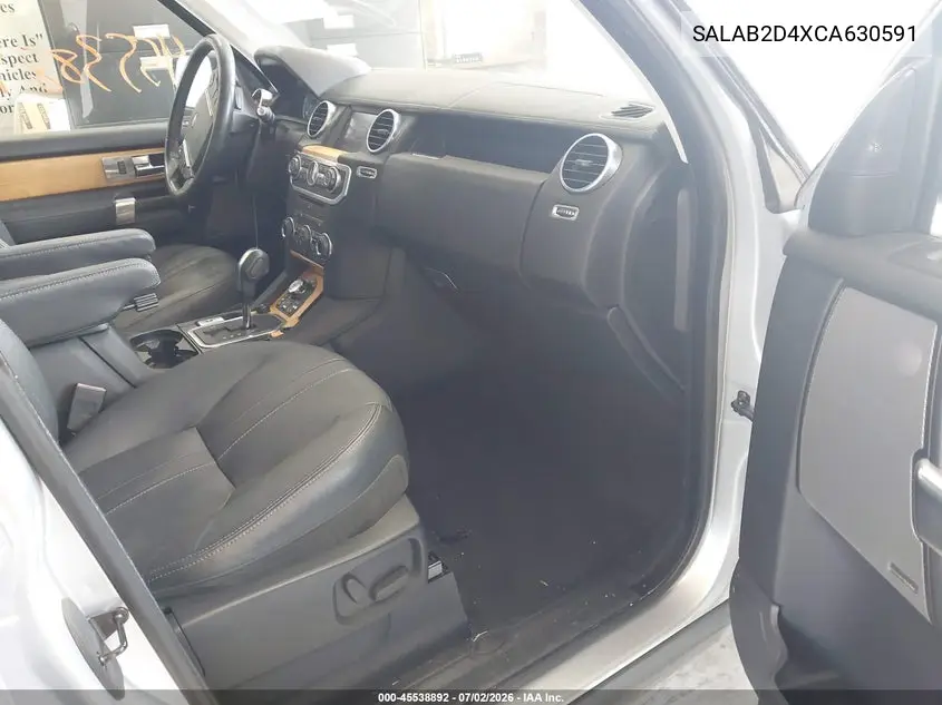 2012 Land Rover Lr4 VIN: SALAB2D4XCA630591 Lot: 45538892