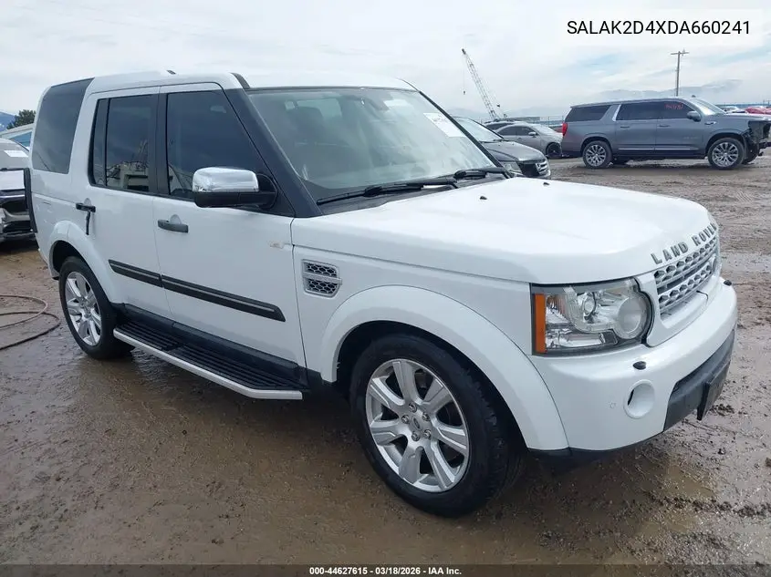 2013 Land Rover Lr4 VIN: SALAK2D4XDA660241 Lot: 44627615