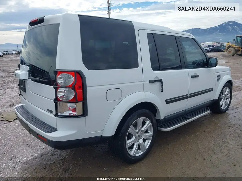 2013 Land Rover Lr4 VIN: SALAK2D4XDA660241 Lot: 44627615