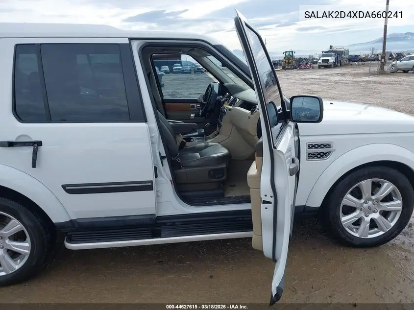 2013 Land Rover Lr4 VIN: SALAK2D4XDA660241 Lot: 44627615
