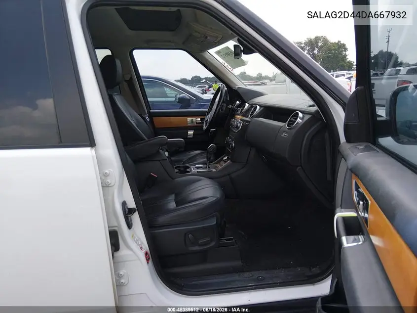 2013 Land Rover Lr4 VIN: SALAG2D44DA667932 Lot: 45389512