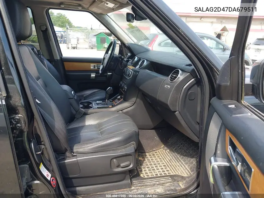 2013 Land Rover Lr4 VIN: SALAG2D47DA679511 Lot: 45517355