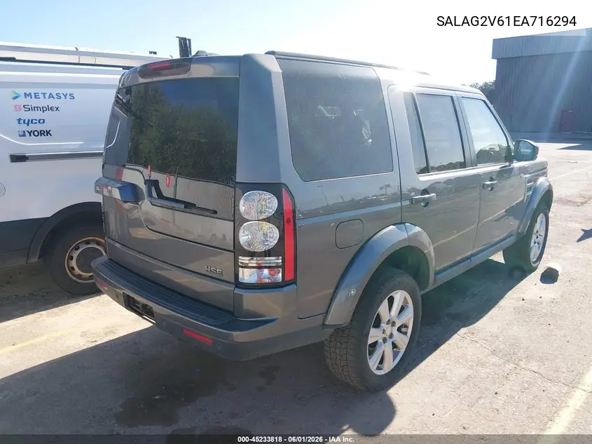 2014 Land Rover Lr4 VIN: SALAG2V61EA716294 Lot: 45233818