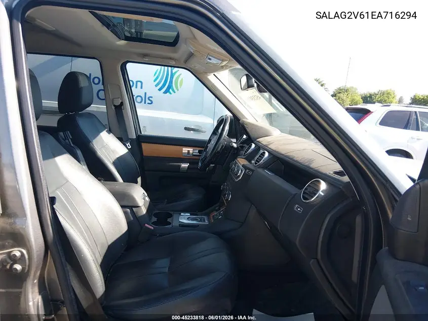 2014 Land Rover Lr4 VIN: SALAG2V61EA716294 Lot: 45233818