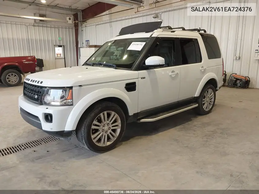 2014 Land Rover Lr4 VIN: SALAK2V61EA724376 Lot: 45450736