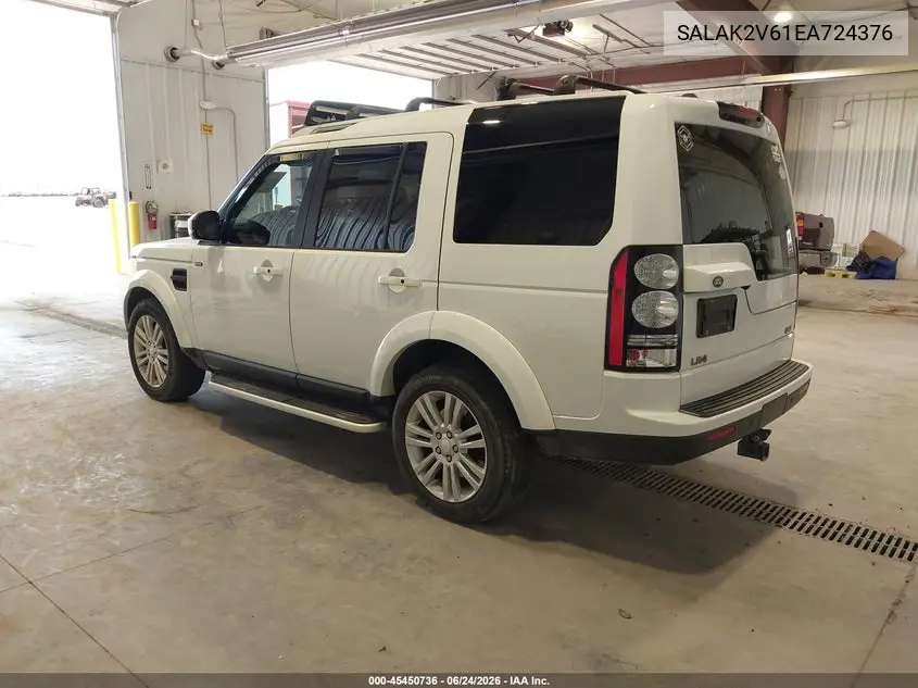 2014 Land Rover Lr4 VIN: SALAK2V61EA724376 Lot: 45450736
