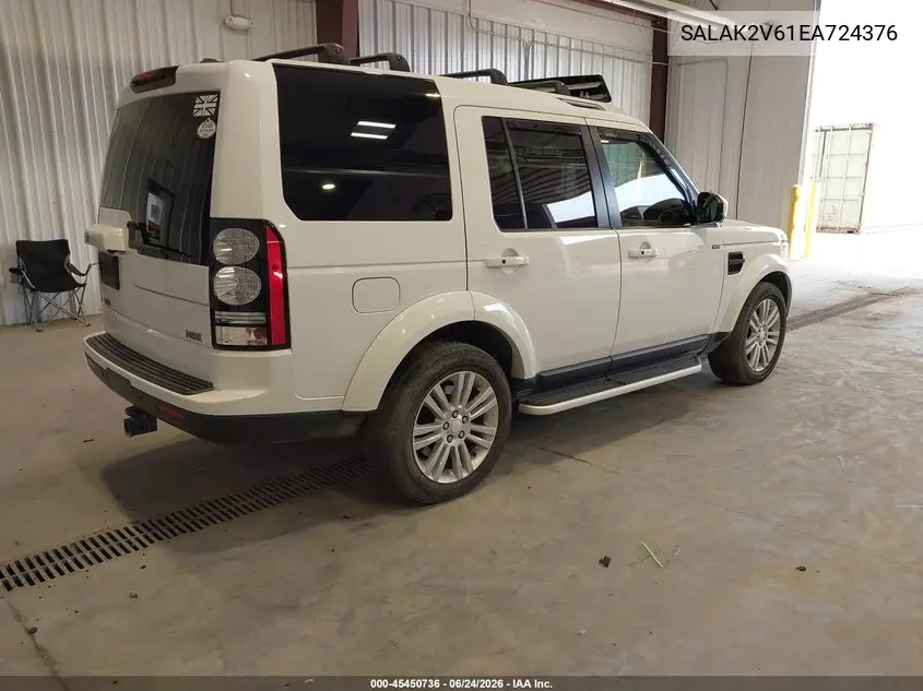 2014 Land Rover Lr4 VIN: SALAK2V61EA724376 Lot: 45450736