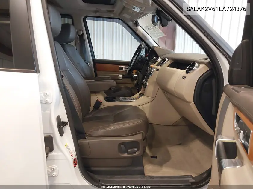 2014 Land Rover Lr4 VIN: SALAK2V61EA724376 Lot: 45450736