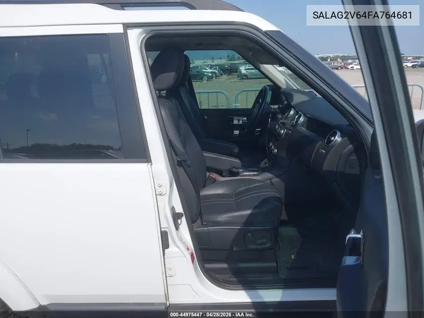 2015 Land Rover Lr4 VIN: SALAG2V64FA764681 Lot: 44975447