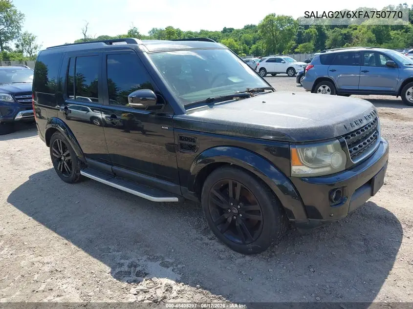 2015 Land Rover Lr4 VIN: SALAG2V6XFA750770 Lot: 45408297