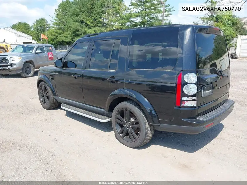 2015 Land Rover Lr4 VIN: SALAG2V6XFA750770 Lot: 45408297