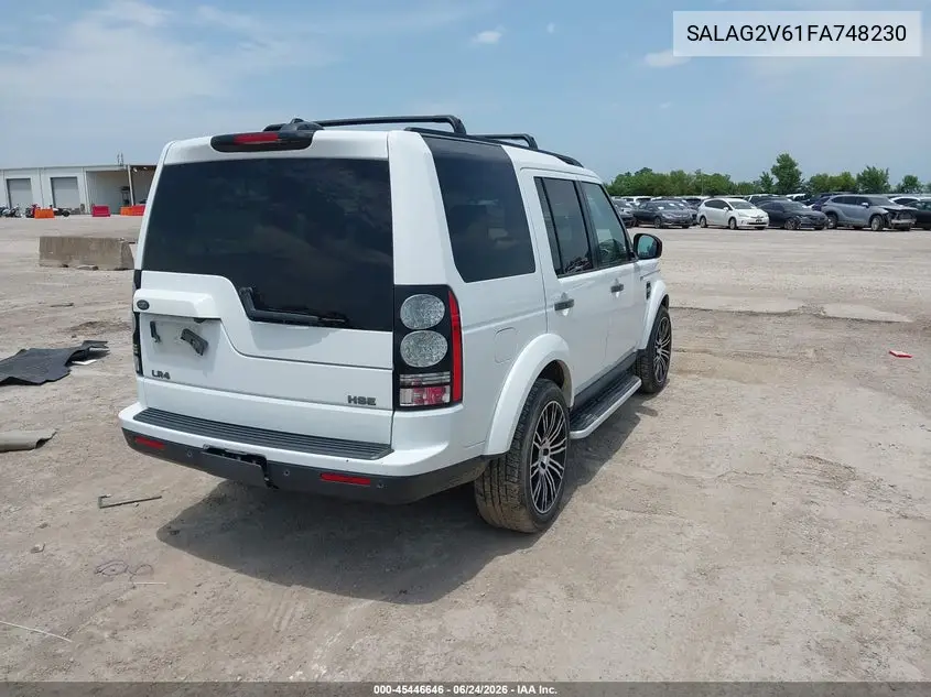 2015 Land Rover Lr4 VIN: SALAG2V61FA748230 Lot: 45446646