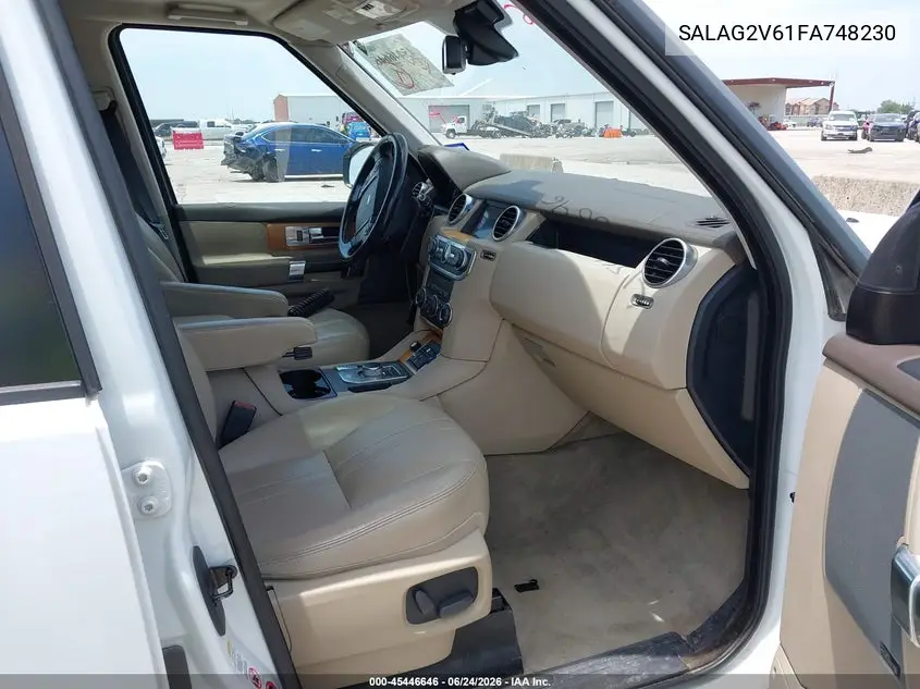 2015 Land Rover Lr4 VIN: SALAG2V61FA748230 Lot: 45446646