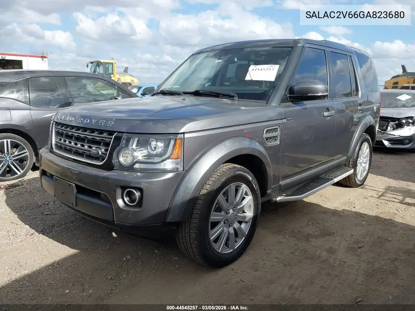 2016 Land Rover Lr4 VIN: SALAC2V66GA823680 Lot: 44545257