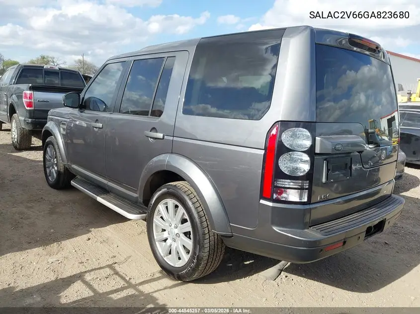 2016 Land Rover Lr4 VIN: SALAC2V66GA823680 Lot: 44545257