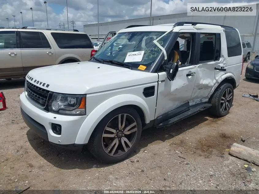 2016 Land Rover Lr4 VIN: SALAG2V60GA823226 Lot: 45288255