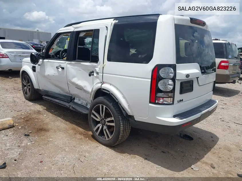 2016 Land Rover Lr4 VIN: SALAG2V60GA823226 Lot: 45288255