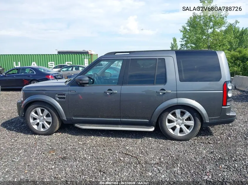 2016 Land Rover Lr4 VIN: SALAG2V68GA788726 Lot: 45407454