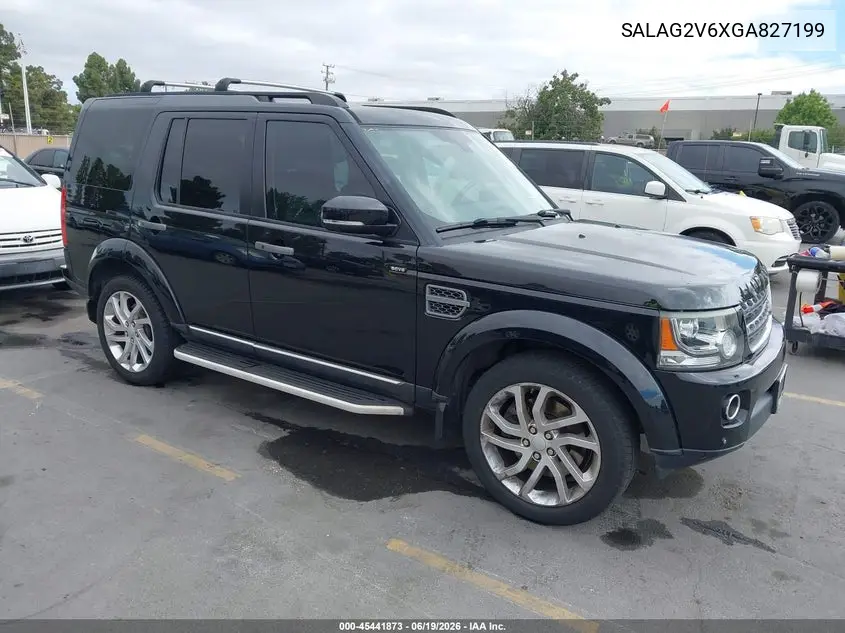 2016 Land Rover Lr4 VIN: SALAG2V6XGA827199 Lot: 45441873