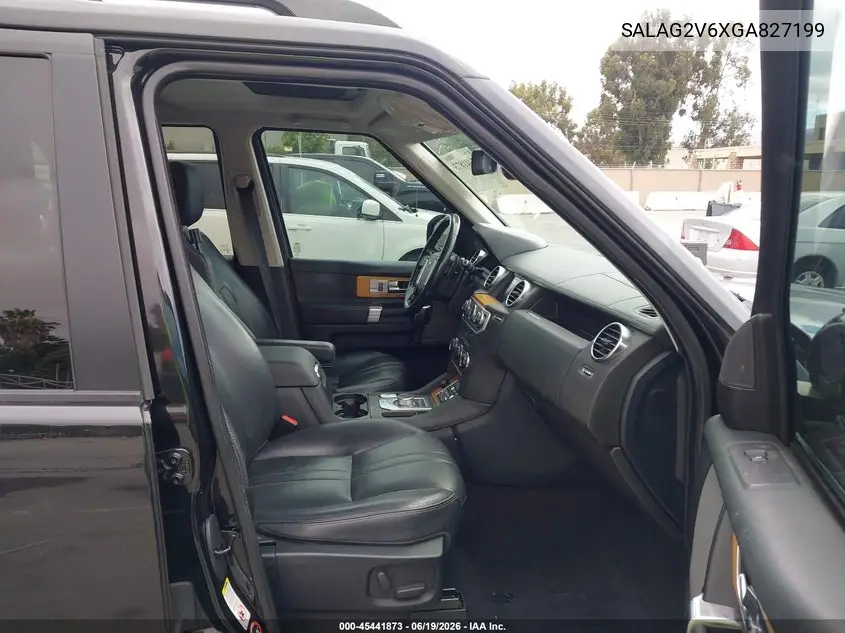 2016 Land Rover Lr4 VIN: SALAG2V6XGA827199 Lot: 45441873