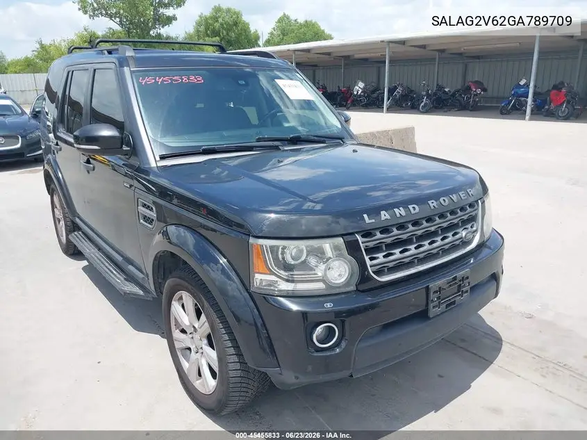 2016 Land Rover Lr4 VIN: SALAG2V62GA789709 Lot: 45455833
