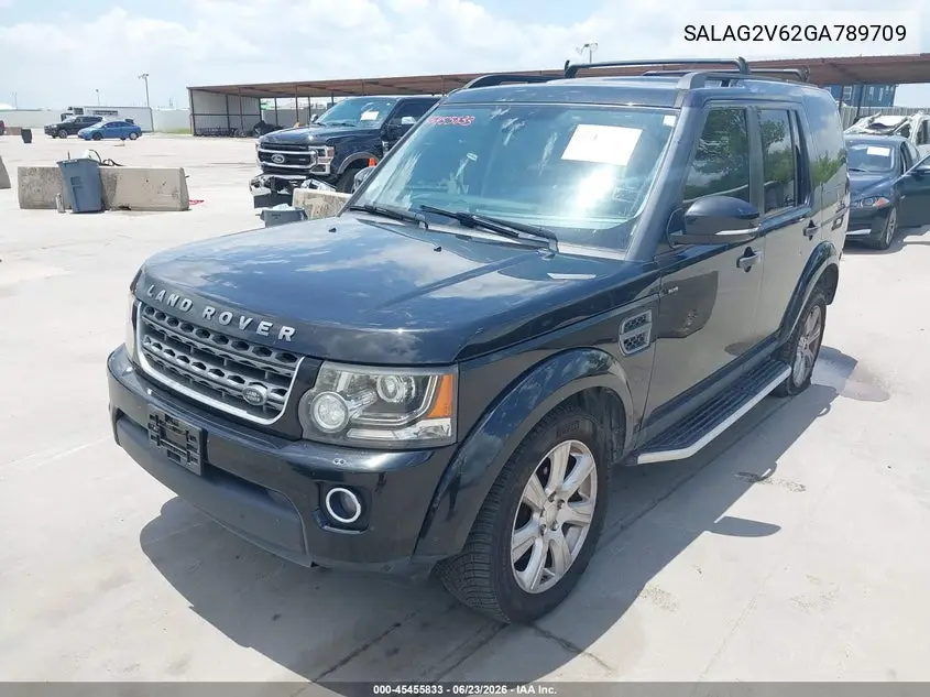 2016 Land Rover Lr4 VIN: SALAG2V62GA789709 Lot: 45455833