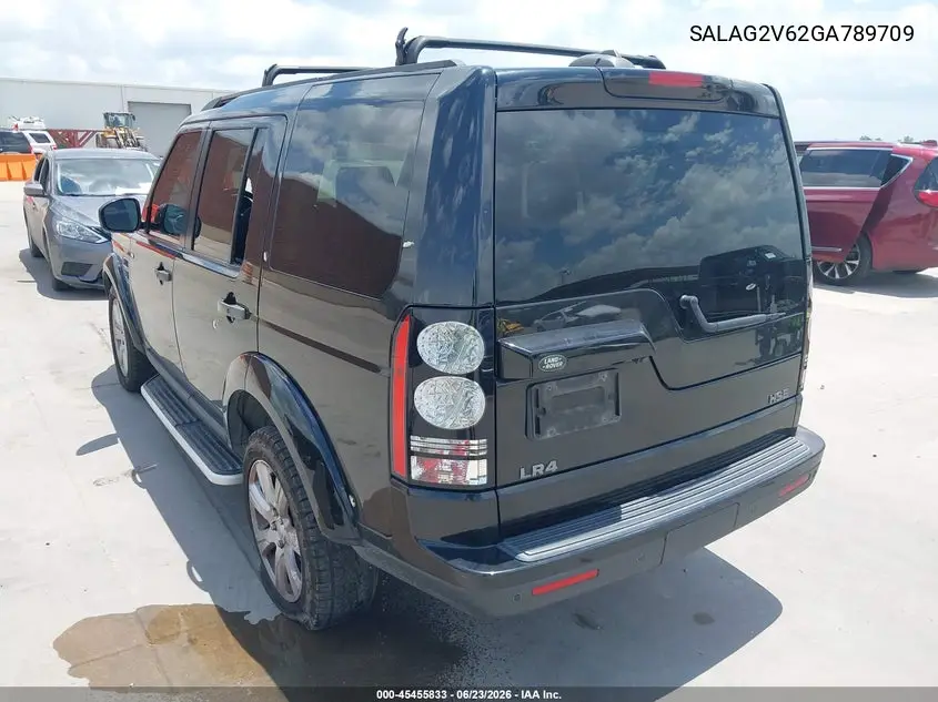 2016 Land Rover Lr4 VIN: SALAG2V62GA789709 Lot: 45455833