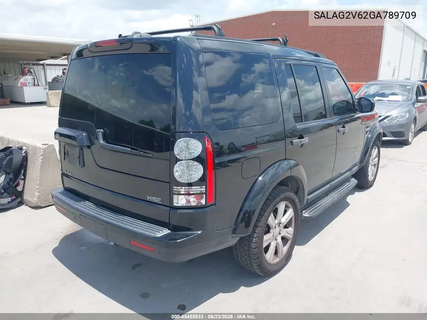 2016 Land Rover Lr4 VIN: SALAG2V62GA789709 Lot: 45455833