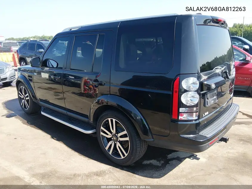 2016 Land Rover Lr4 VIN: SALAK2V68GA812263 Lot: 45590563