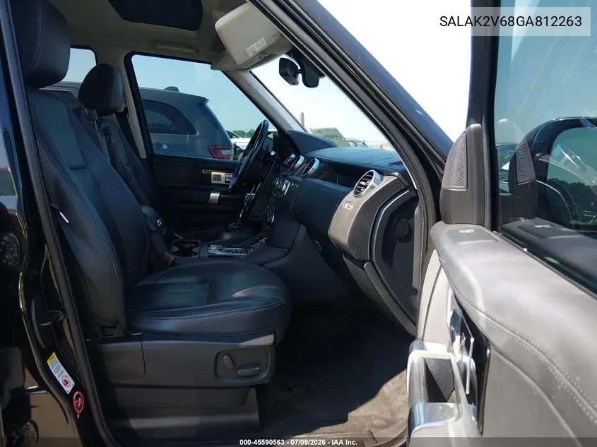 2016 Land Rover Lr4 VIN: SALAK2V68GA812263 Lot: 45590563