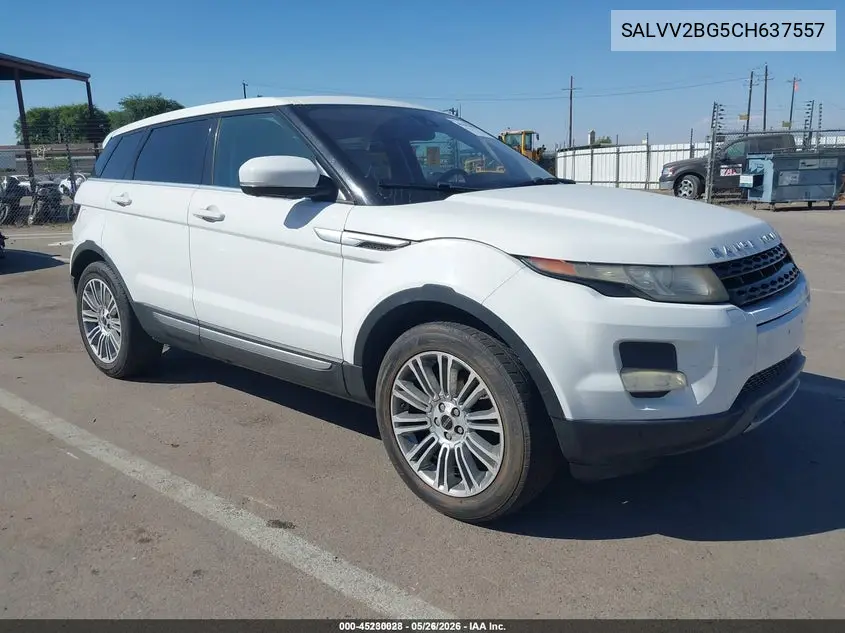2012 Land Rover Range Rover Evoque Pure Plus VIN: SALVV2BG5CH637557 Lot: 45230028