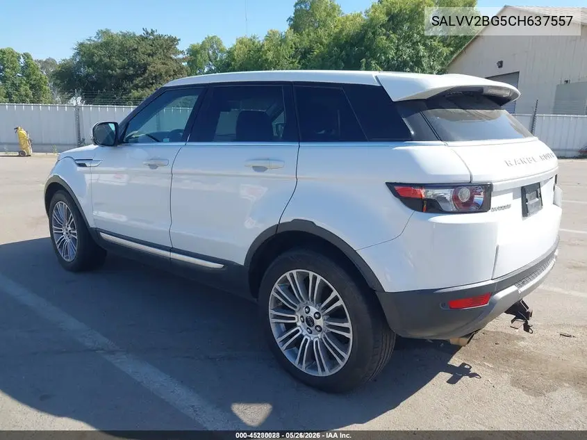 2012 Land Rover Range Rover Evoque Pure Plus VIN: SALVV2BG5CH637557 Lot: 45230028