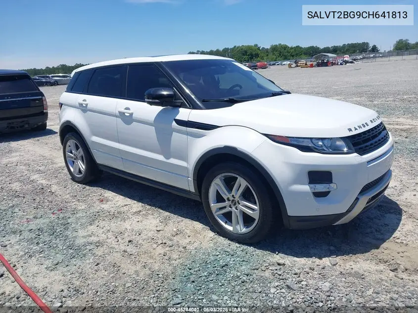 2012 Land Rover Range Rover Evoque Pure Plus VIN: SALVT2BG9CH641813 Lot: 45284040