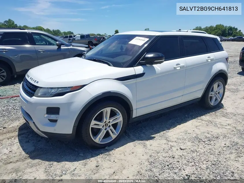 2012 Land Rover Range Rover Evoque Pure Plus VIN: SALVT2BG9CH641813 Lot: 45284040