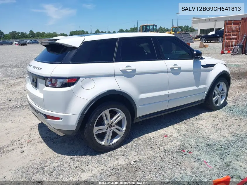 2012 Land Rover Range Rover Evoque Pure Plus VIN: SALVT2BG9CH641813 Lot: 45284040
