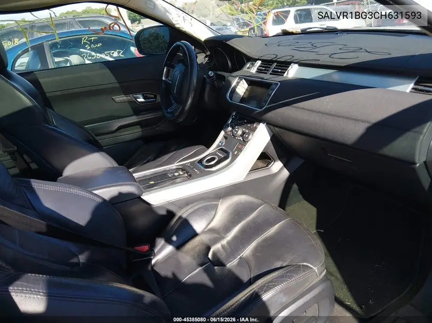 2012 Land Rover Range Rover Evoque Pure Plus VIN: SALVR1BG3CH631593 Lot: 45385080