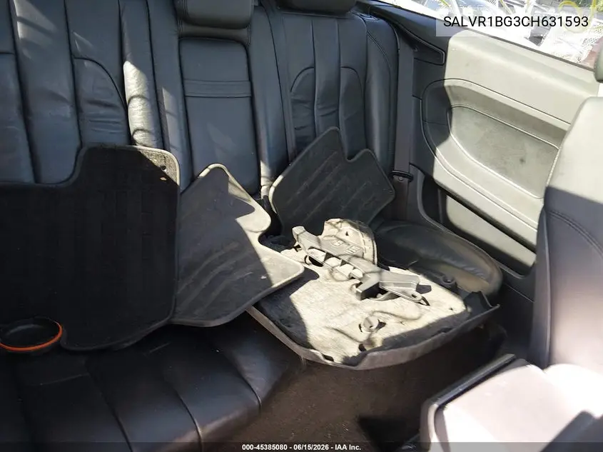 2012 Land Rover Range Rover Evoque Pure Plus VIN: SALVR1BG3CH631593 Lot: 45385080