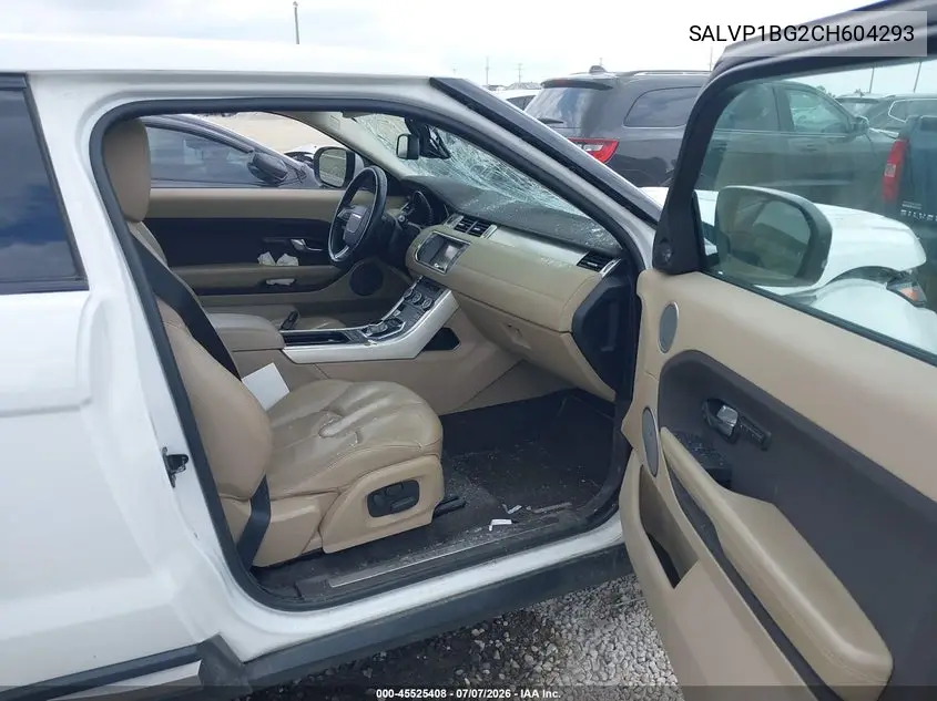 2012 Land Rover Range Rover Evoque Pure Plus VIN: SALVP1BG2CH604293 Lot: 45525408