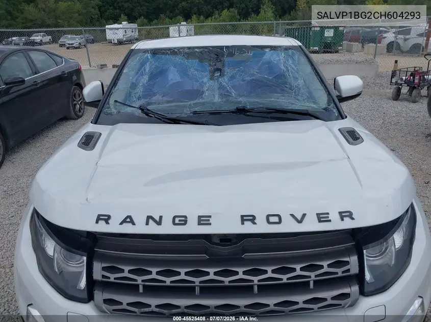 2012 Land Rover Range Rover Evoque Pure Plus VIN: SALVP1BG2CH604293 Lot: 45525408
