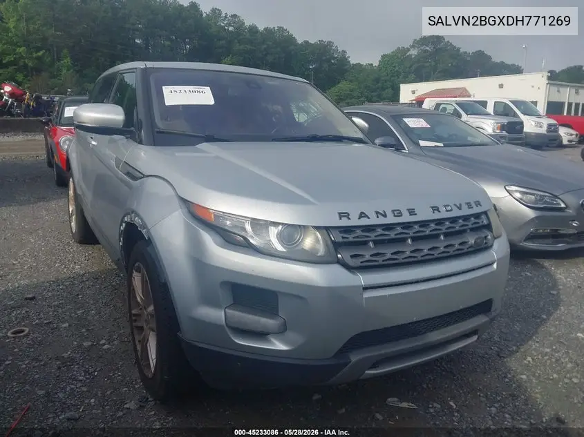 2013 Land Rover Range Rover Evoque Pure VIN: SALVN2BGXDH771269 Lot: 45233086
