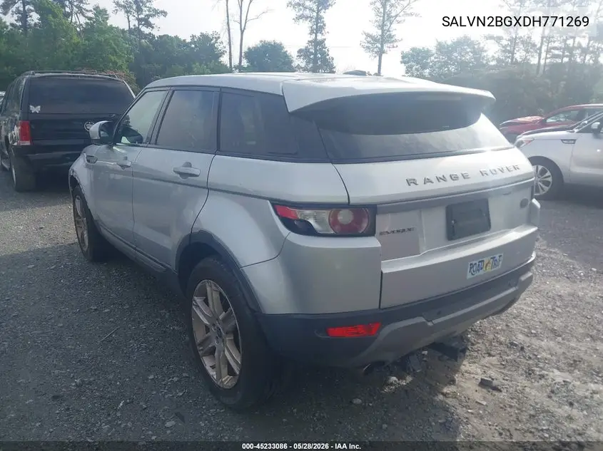 2013 Land Rover Range Rover Evoque Pure VIN: SALVN2BGXDH771269 Lot: 45233086