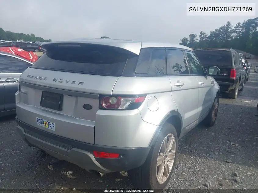 2013 Land Rover Range Rover Evoque Pure VIN: SALVN2BGXDH771269 Lot: 45233086